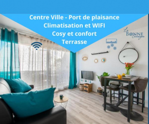 L'Éden des Vacances * clim * Terrasse * wifi *Port